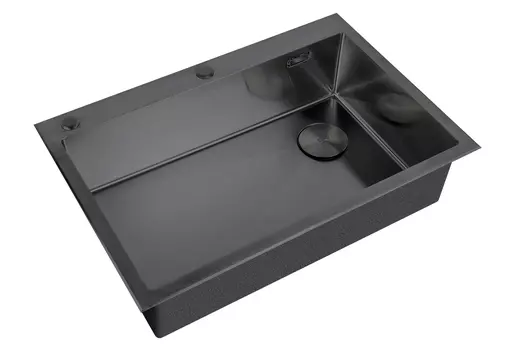 Мойка кухонная ZorG Lux 7551 grafit