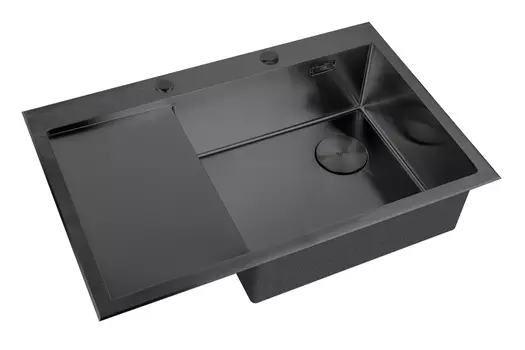 Мойка кухонная ZorG Lux 7851-R grafit