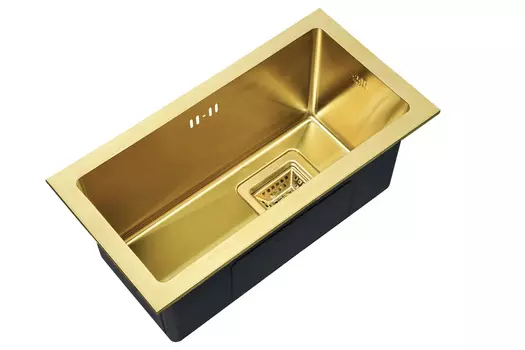 Мойка кухонная Zorg Sanitary SZR-2344-G BRONZE бронза