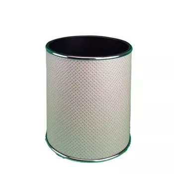 Мусорное ведро Geralis Ромб M-RWH1-S белое, хром