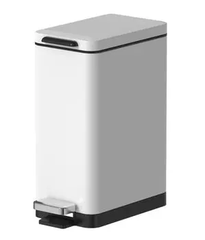 Мусорное ведро Java S-887-6W белое