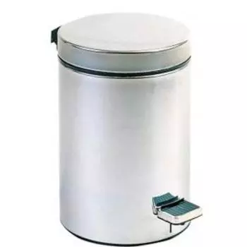 Мусорное ведро Nofer 09100.20.S с педалью 12 л, матовое