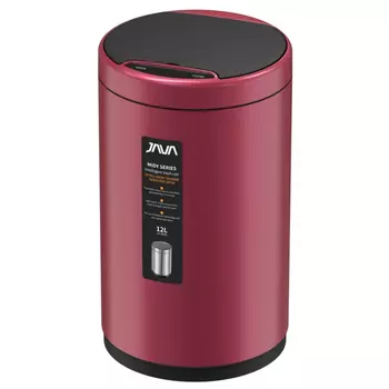 Мусорное ведро Savol S-882-12R малиновое