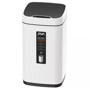 Мусорное ведро Savol S-883-12W белое