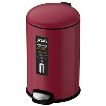 Мусорное ведро Savol S-885-8R малиновое