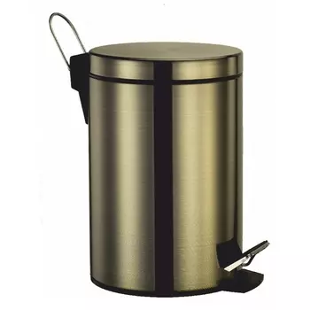 Мусорное ведро WasserKRAFT Exter K-633LIGHT BRONZE 3 л
