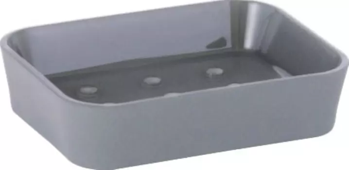 Мыльница Axentia Lena 122374 антрацит