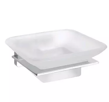 Мыльница Bemeta Niki 153108022 хром/стекло матовое