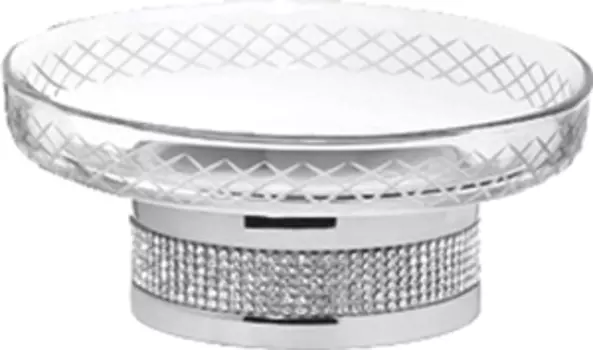 Мыльница Boheme Royal Cristal Chrome 10930-CR настольная, хром