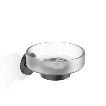 Мыльница Decor Walther Basic WSS подвесная, черный матовый