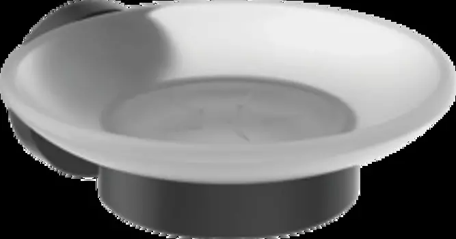 Мыльница Ideal Standard IOM матовое стекло, черная
