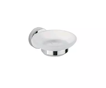 Мыльница Inda Forum A36110CR21 настенная, хром/матовое стекло