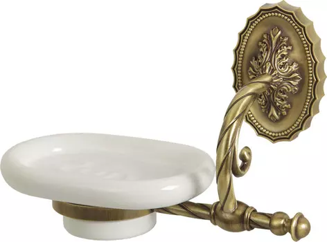 Мыльница Migliore Edera 16895 бронза