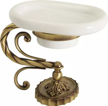 Мыльница Migliore Edera 16896 бронза