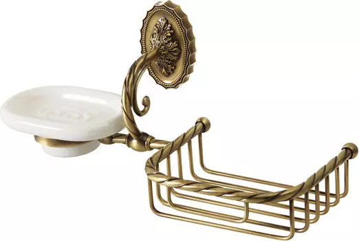 Мыльница Migliore Edera 16897 бронза