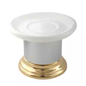 Мыльница Migliore Mirella 17269 хром-золото