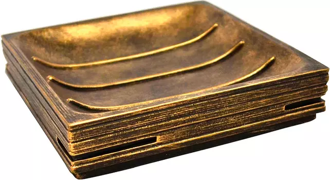 Мыльница Ridder Brick 22150348 бронзовая