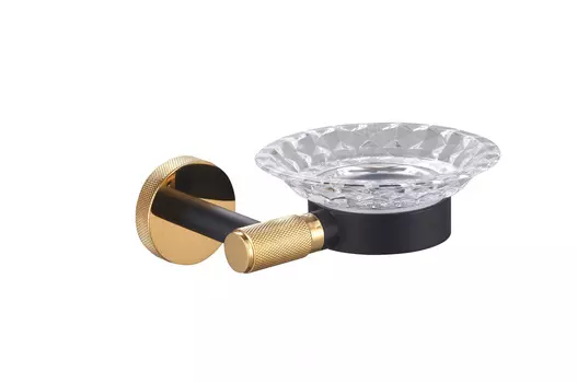 Мыльница Wonzon & Woghand WW-9222 черная/золото