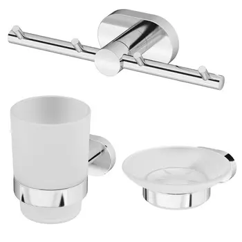 Набор аксессуаров Am.Pm Sense L AK74B0403W для ванной, хром