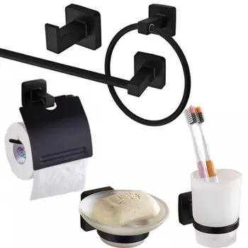 Набор аксессуаров для ванной Boch Mann CR-F19B BM9639 черный