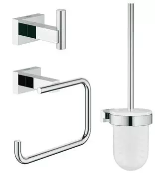 Набор аксессуаров Grohe Essentials Cube 40757001 3 предмета, хром