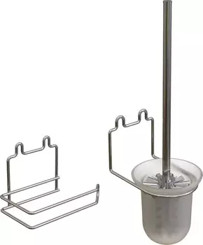 Набор DIWO Смоленск ершик ПК14801 + держатель туалетной бумаги П14800 хром
