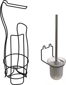 Набор DIWO Смоленск стойка П16069 + ершик ПК14787 черный муар