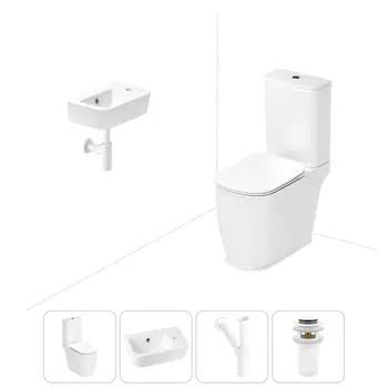 Набор для туалета 4 в 1 Lavinia Boho Bell Pro 202008414