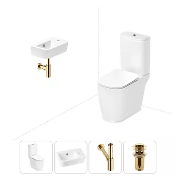 Набор для туалета 4 в 1 Lavinia Boho Bell Pro 202008412