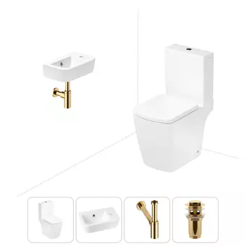 Набор для туалета 4 в 1 Lavinia Boho Aveo 202008422