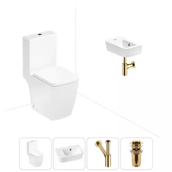 Набор для туалета 4 в 1 Lavinia Boho Aveo 202008467