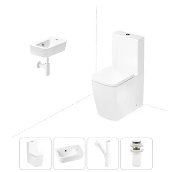 Набор для туалета 4 в 1 Lavinia Boho Aveo 202008429