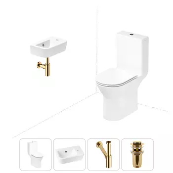 Набор для туалета 4 в 1 Lavinia Boho Elegant 202008432