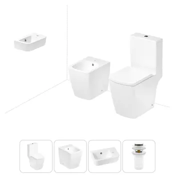 Набор для туалета 4 в 1 Lavinia Boho Aveo 202008875