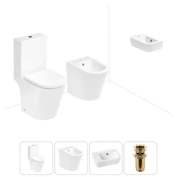 Набор для туалета 4 в 1 Lavinia Boho Biore 202008883