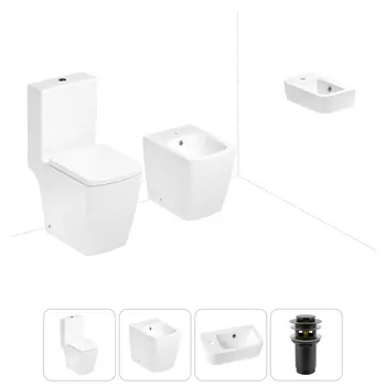 Набор для туалета 4 в 1 Lavinia Boho Aveo 202008892