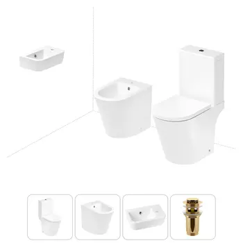 Набор для туалета 4 в 1 Lavinia Boho Biore 202008863