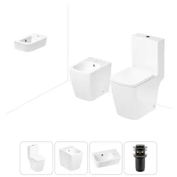 Набор для туалета 4 в 1 Lavinia Boho Aveo 202008872