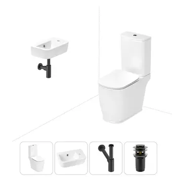 Набор для туалета 4 в 1 Lavinia Boho Bell Pro 202008411