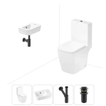 Набор для туалета 4 в 1 Lavinia Boho Aveo 202008421