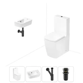 Набор для туалета 4 в 1 Lavinia Boho Aveo 202008426