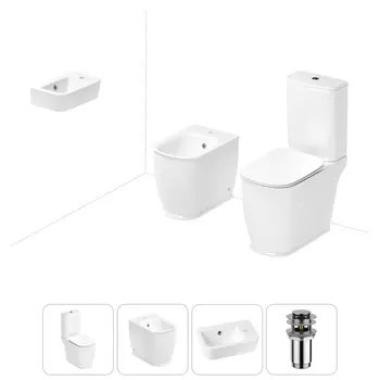 Набор для туалета 4 в 1 Lavinia Boho Bell Pro 202008866