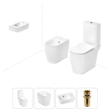 Набор для туалета 4 в 1 Lavinia Boho Bell Pro 202008868