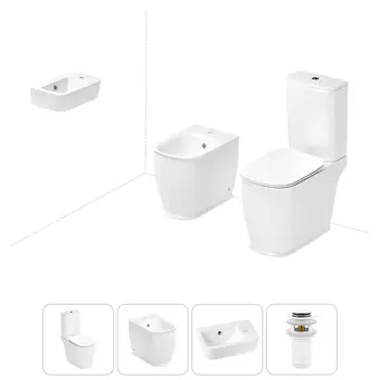 Набор для туалета 4 в 1 Lavinia Boho Bell Pro 202008870