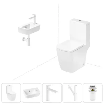 Набор для туалета 5 в 1 Lavinia Boho Aveo 202008514