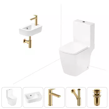 Набор для туалета 5 в 1 Lavinia Boho Aveo 202008512