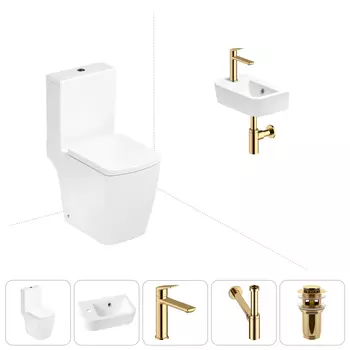 Набор для туалета 5 в 1 Lavinia Boho Aveo 202008557