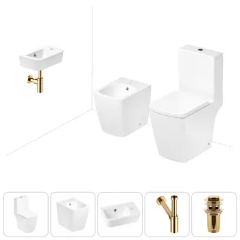 Набор для туалета 5 в 1 Lavinia Boho Aveo 202008913