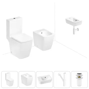 Набор для туалета 5 в 1 Lavinia Boho Aveo 202008935