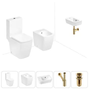 Набор для туалета 5 в 1 Lavinia Boho Aveo 202008933